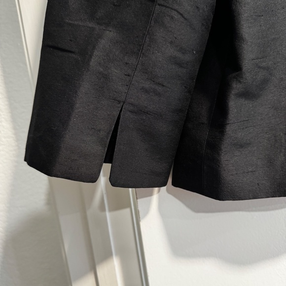 Dana Buchman Black 100% Silk Open-Front Blazer – Fully Lined – Women’s - Picture 9 of 10